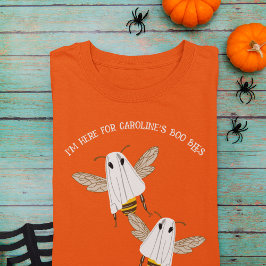 Custom Message Boo Bees Halloween Graphic T Shirt
