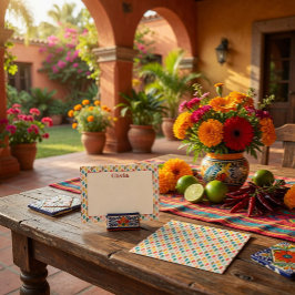 Custom Mexican Cacti Note Card Anteckningskort