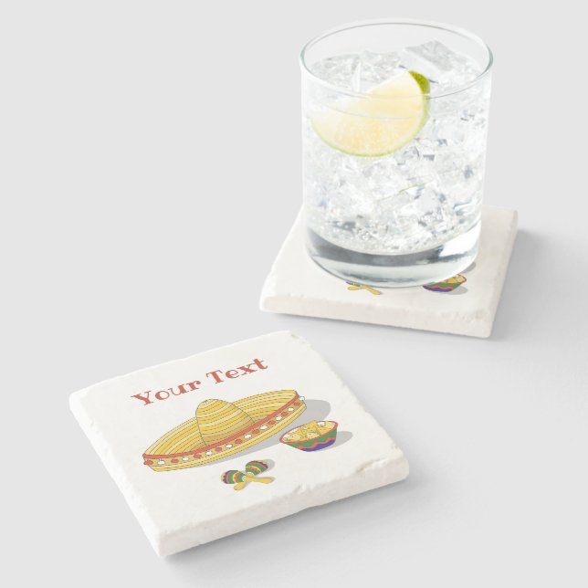 Custom Mexican Fiesta  Stenunderlägg (Sidan)