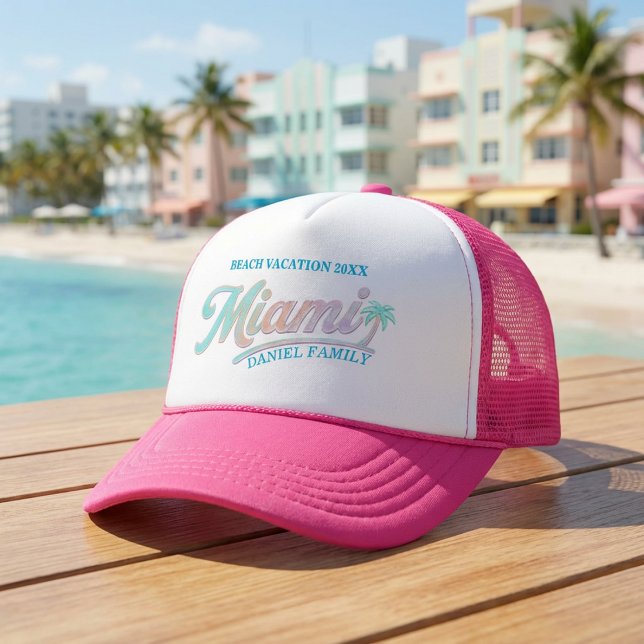 Custom Miami Family Vacation Keps (Skapare uppladdad)