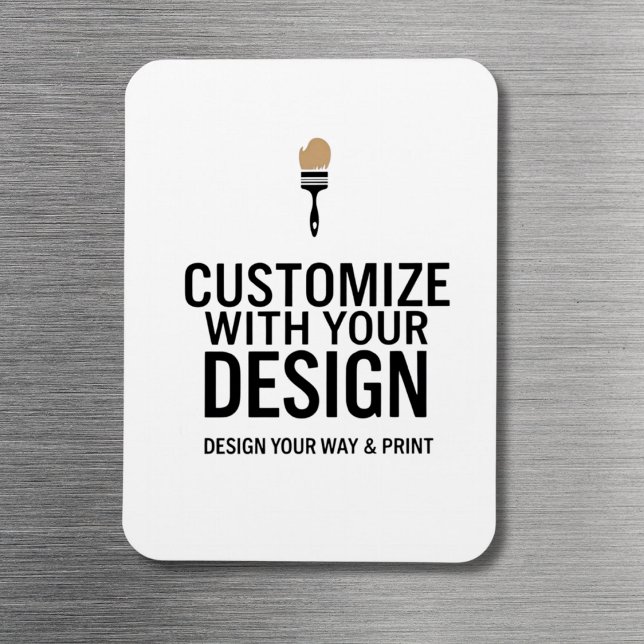 Custom Minimalist Personalized Company Branded  Magnet (Skapare uppladdad)