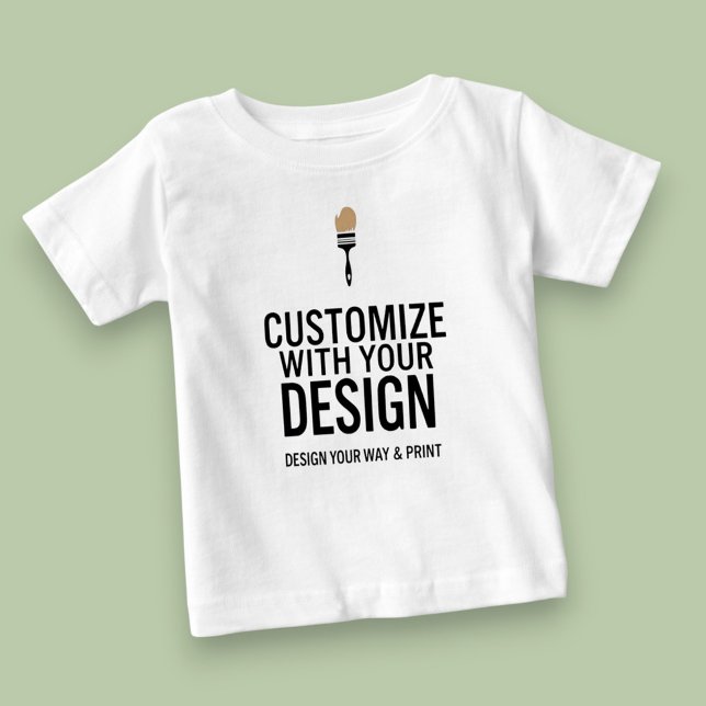 Custom Minimalist Personalized Company Branded  T Shirt (Skapare uppladdad)