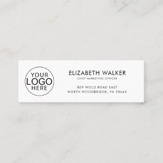 Custom Modern Company Logo Marketing Mini Visitkort
