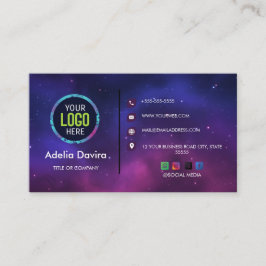 Custom Modern Minimalist Logo for Social Media &  Visitkort