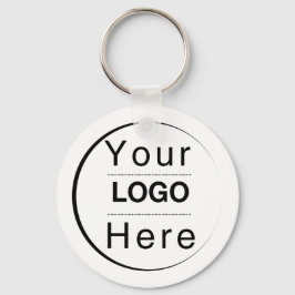 Custom Modern Minimalist Name & Initial  Nyckelring