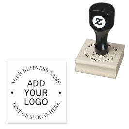 Custom Modern Round Business Logo Promotional Stämpel