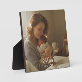 Custom Mom Established Modern Script Photo