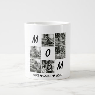 Custom Mom Photo Mug: Personalized Mothers Day Jumbo Mugg
