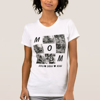 Custom Mom Photo Shirt: Personalized Mothers Day T Shirt