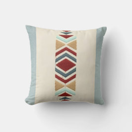 Custom Moroccan Geometric Embroidery Pattern Art Kudde