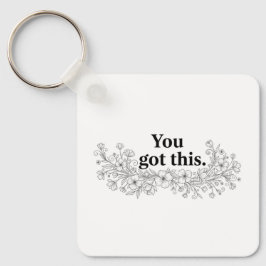 Custom Motivational Keychain Nyckelring
