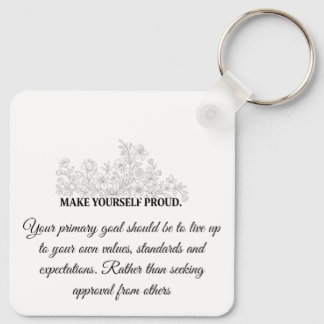 Custom Motivational Keychain Nyckelring
