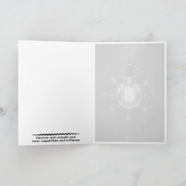 Custom Motivational Quote Card Kort