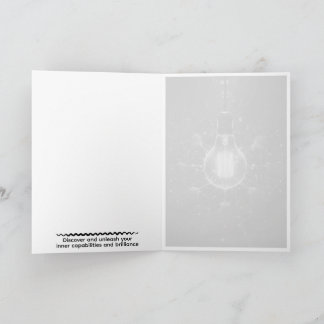 Custom Motivational Quote Card Kort