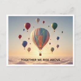 Custom Motivational Quote post card Vykort