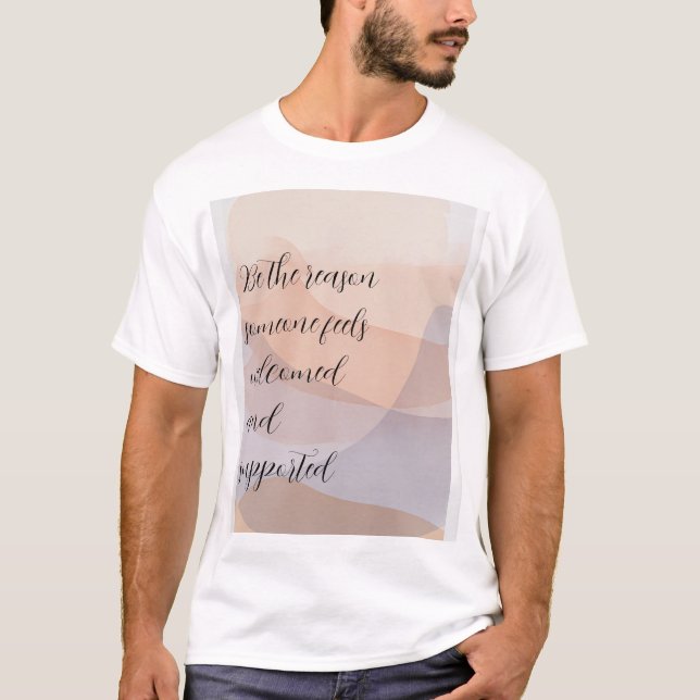 Custom Motivational Quote T-Shirt (Framsida)