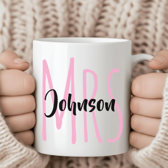 Custom Mr. & Mrs. Mug, Wedding Gift for Newlyweds Kaffemugg (personalized mr mrs mug, mr and mrs mug, couple coffee mug, personalized couple mug, wedding gift,)