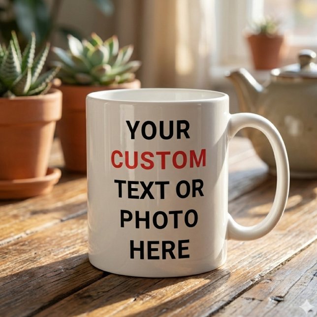 Custom Mug | Add Text, Photo, Logo or Design Here  Jumbo Mugg (Skapare uppladdad)