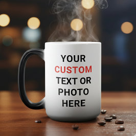 Custom Mug | Add Text, Photo, Logo or Design Here Magisk Mugg
