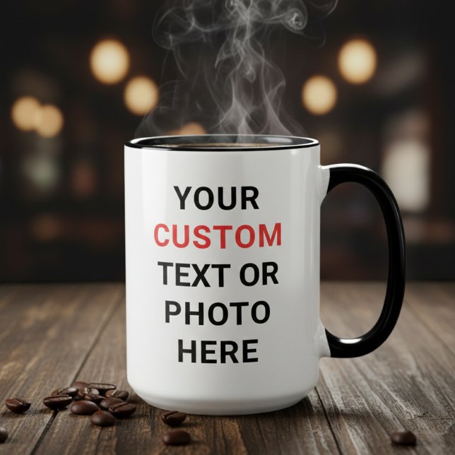Custom Mug | Add Text, Photo, Logo or Design Here  Mugg (Skapare uppladdad)