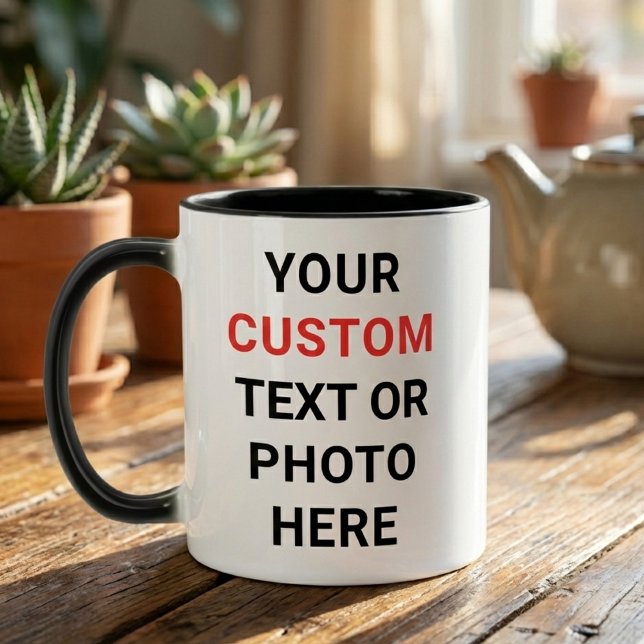 Custom Mug | Add Text, Photo, Logo or Design Here  Mugg (Skapare uppladdad)