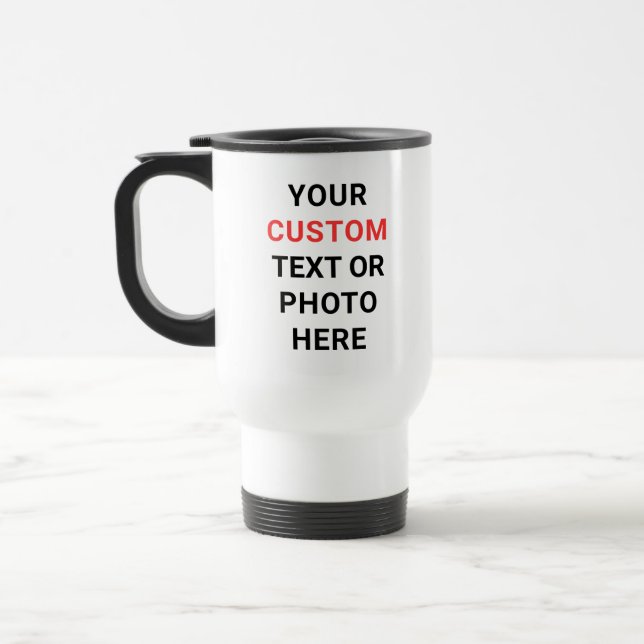 Custom Mug | Add Text, Photo, Logo or Design Here  Resemugg (Vänster)