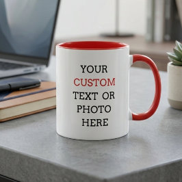 Custom mug with your text or photo   mugg
