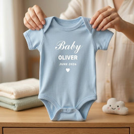 Custom Name Baby Bodysuit, Personalized Pregnancy  T Shirt