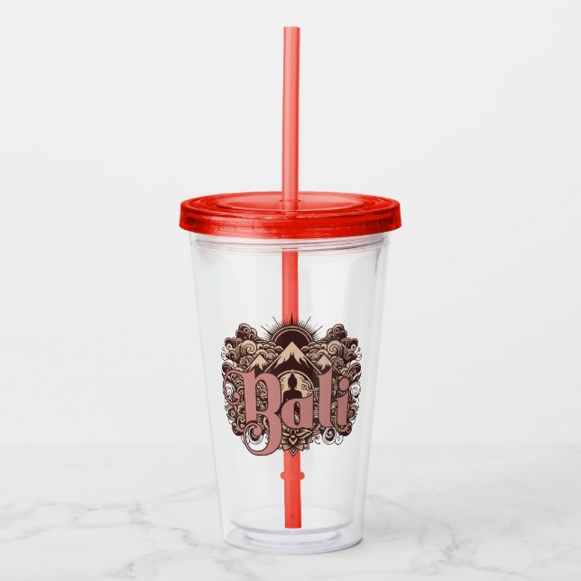 Custom Name Bali Take Away Mugg (Framsida)