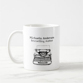 Custom Name Bestselling Author Writer Gift Kaffemugg