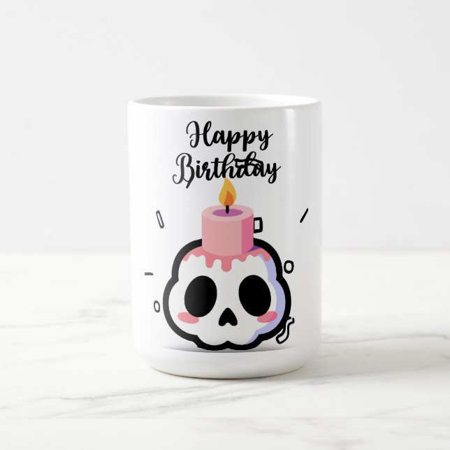 Custom Name Birthday Kaffemugg (Center)