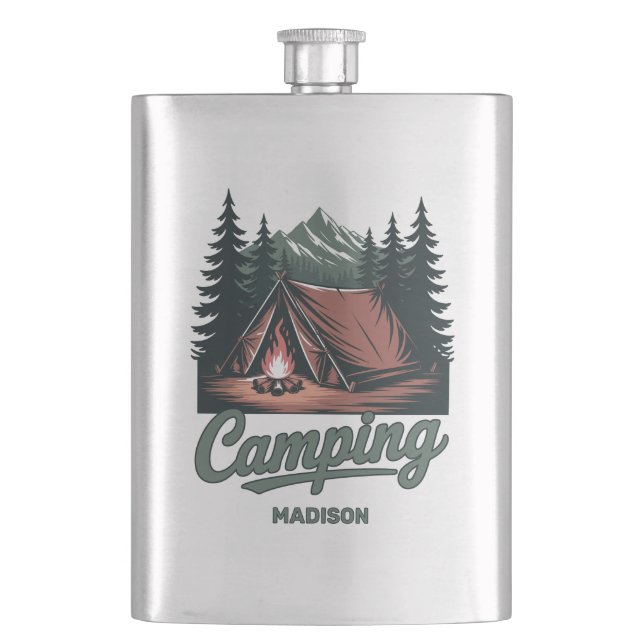 Custom Name Camping Fickplunta (Framsidan)