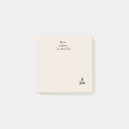 Custom Name Church Office I Love Jesus Notepad Post-it Block