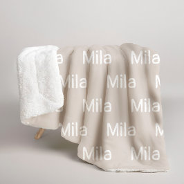 Custom Name Cozy Blanket for Mom-To-Be or Kids