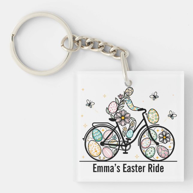Custom Name Easter Bicycle Design (Framsidan)