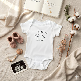 Custom Name & Expected Month T Shirt