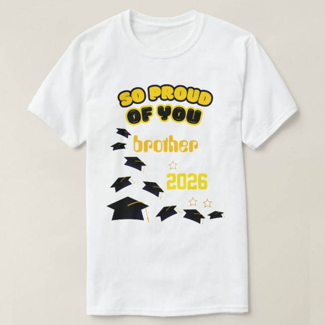 Custom Name Family Graduation T-Shirt – (Design framsida)