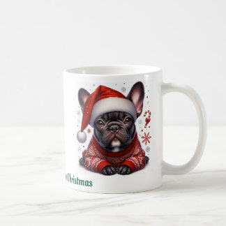  Custom name, French bulldog  Kaffemugg