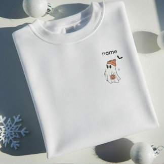 Custom Name Halloween Ghost |  Personalized Spooky T Shirt