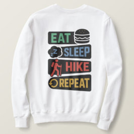 Custom Name Hiking Lång Ärmad Tröja