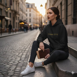 Custom Name Hoodie Cozy Stylish Wear Women T Shirt