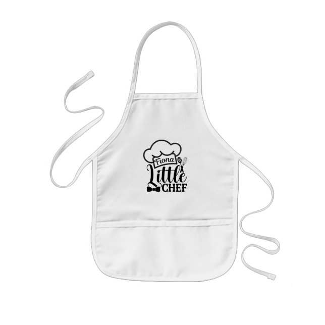 Custom name kids apron barnförkläde (Framsidan)