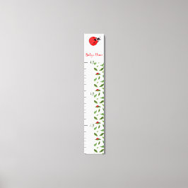Custom Name Ladybug Growth Chart for Kids Canvastryck