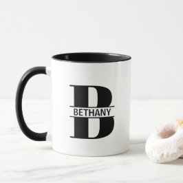 Custom Name Letter 'B' Mug Mugg