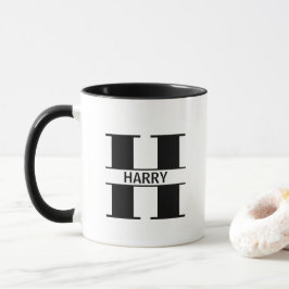 Custom Name Letter 'H' Mug Mugg