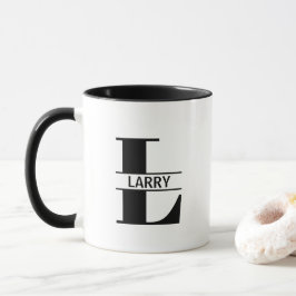 Custom Name Letter 'L' Mug Mugg