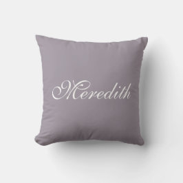 Custom Name Luxury Throw Pillow Kudde