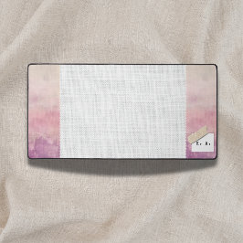 Custom Name Mauve Burgundy Heather Dusk