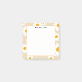 Custom Name Modern Minimal Stylish Personalized Post-it Block