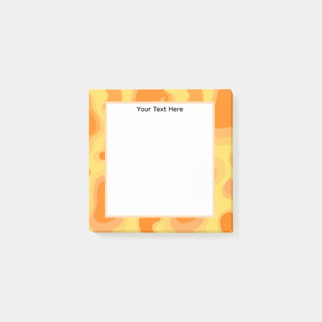 Custom Name Modern Minimal Stylish Personalized Post-it Block (Framsida)